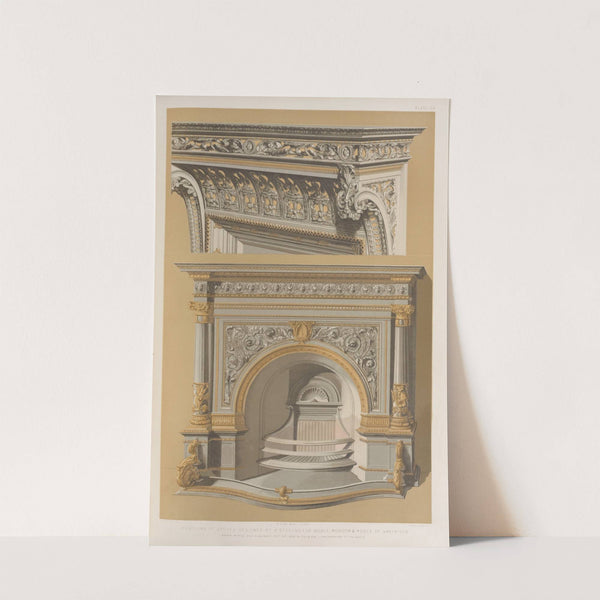 Portions of stoves designed by A. Stevens for Hoole, Robson & Hoole of Sheffield. by Matthew Digby Wyatt