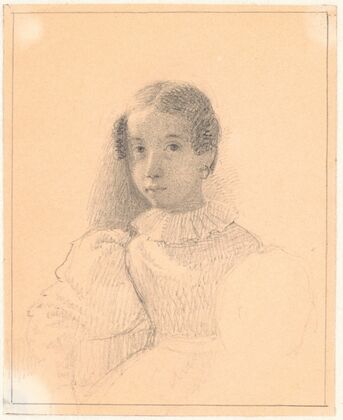 Portræt af Adelaide Emilie Waagepetersen