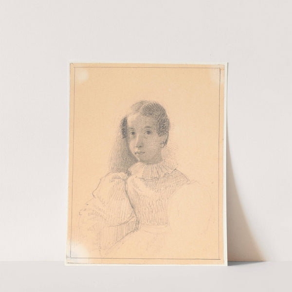 Portræt af Adelaide Emilie Waagepetersen by Wilhelm Marstrand