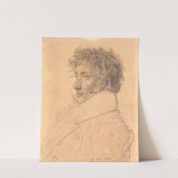 Portræt af Bagermester PBKøbke, kunstnerens fader by Christen Købke