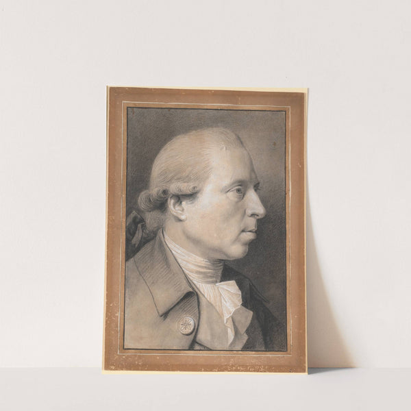 Portræt af billedhuggeren, professor Nikolaj Dajon by Jens Juel