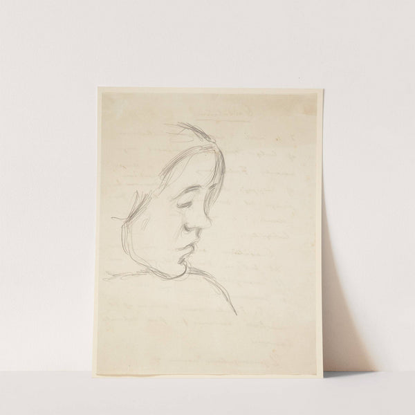 Portræt af Bodil, kunstneren søster by Harald Giersing