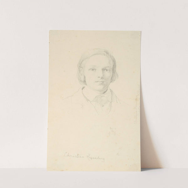 Portræt af Christian Henneberg (1846) by Lorenz Frølich