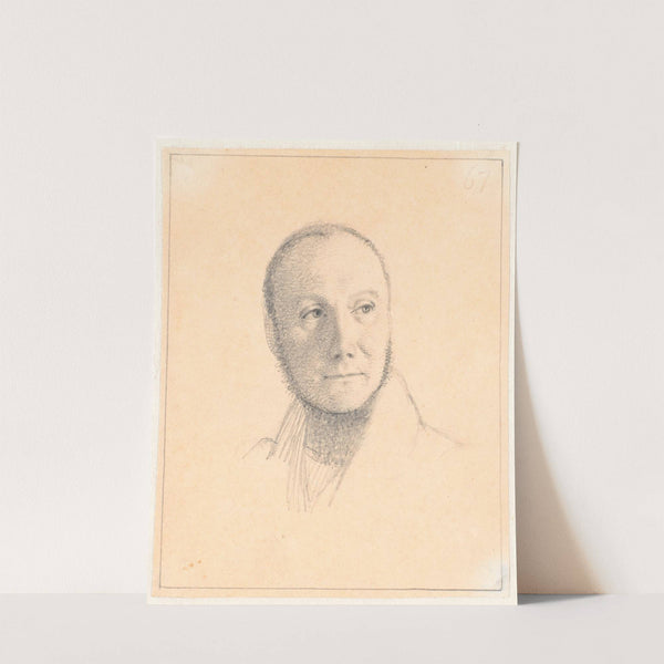 Portræt af Christian Waagepetersen, vinhandler, etatsråd, hofagent by Wilhelm Marstrand