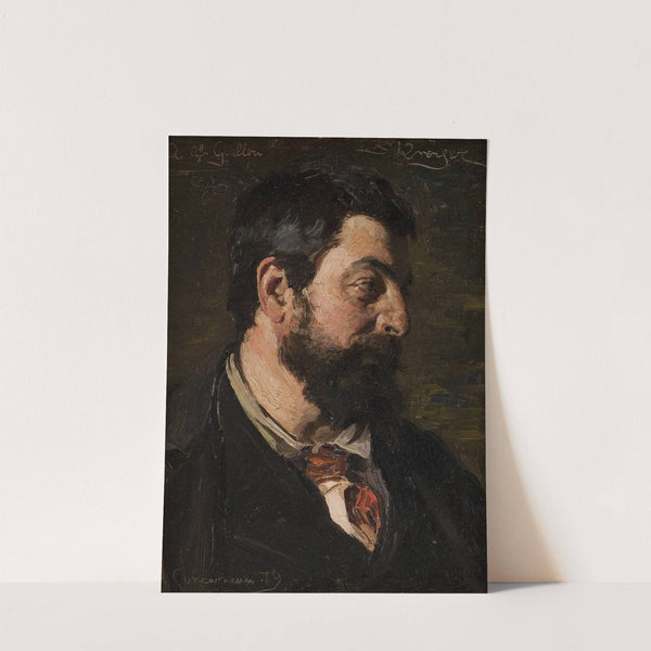 Portræt af den franske maler Alfred Guillou by Peder Severin Krøyer