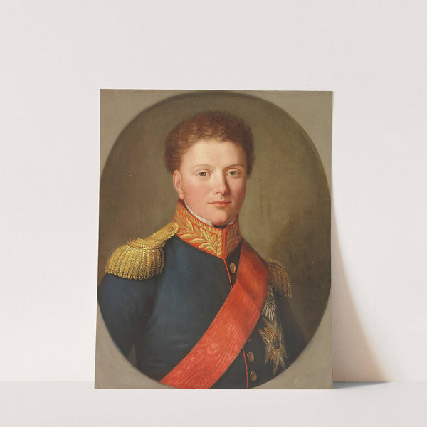 Portræt af en officer by Christian Horneman