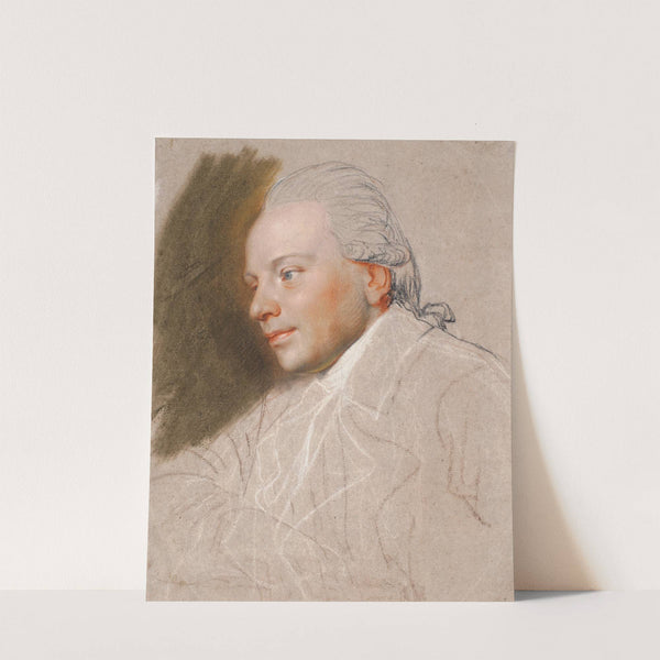 Portræt af en yngre herre, ufuldført by Jens Juel