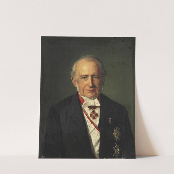 Portræt af kabinetssekretær Jens Peter Trap by Otto Bache