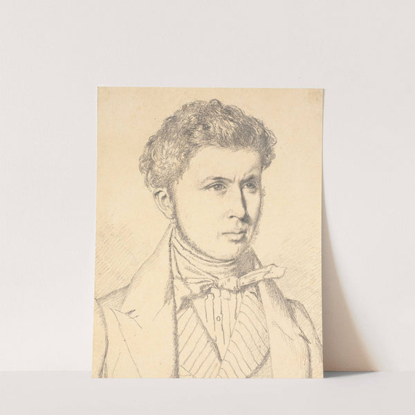 Portræt af kunstnerens bror, H.P.N.Købke (1812-39) by Christen Købke