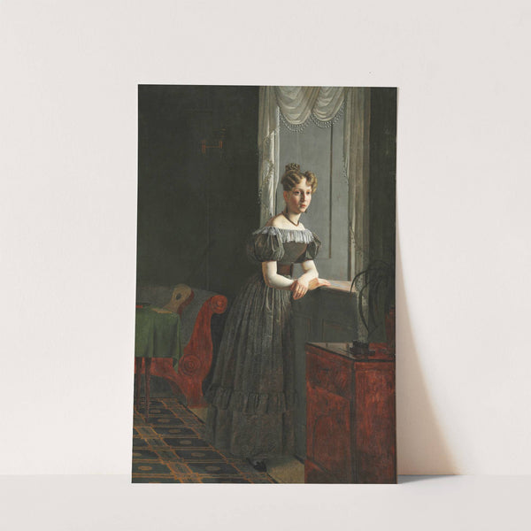 Portræt af kunstnerens søster Conradine Købke (1830) by Christen Købke