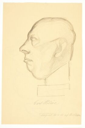 Portræt af maleren Carl Holsøe 1863-1935