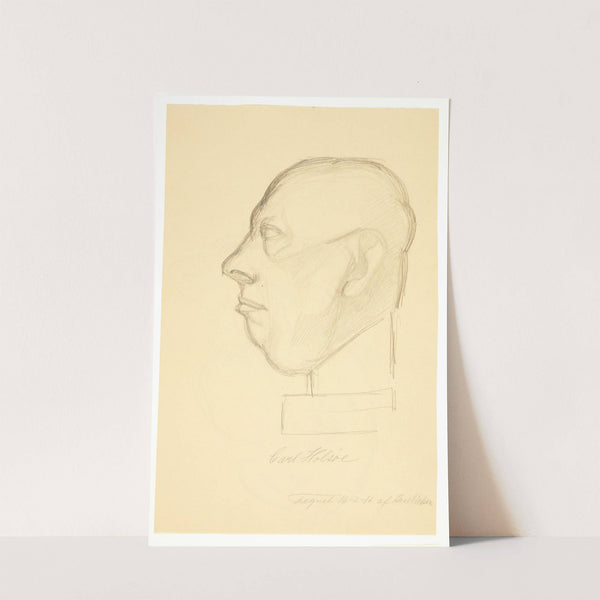 Portræt af maleren Carl Holsøe 1863-1935 by Kai Nielsen