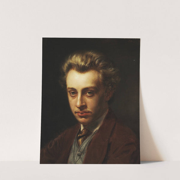 Portræt af maleren Frans Schwartz by Peder Severin Krøyer