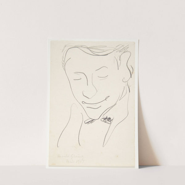 Portræt af maleren Sigurd Swane by Harald Giersing