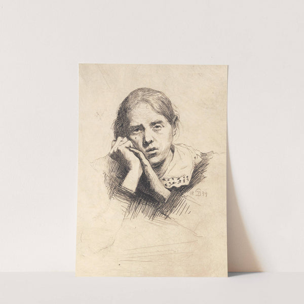 Portræt af min hustru by Peter Ilsted