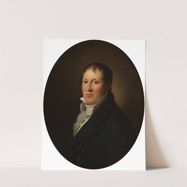 Portræt af skibsreder Peder Hansen Sødring by Christian Gottlieb Kratzenstein Stub