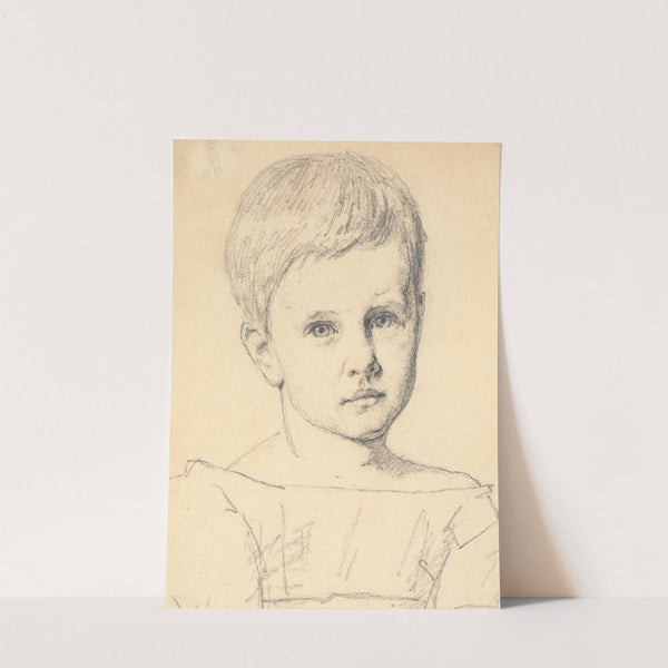 Portræt af Sophie Frimodt som barn by Christen Købke