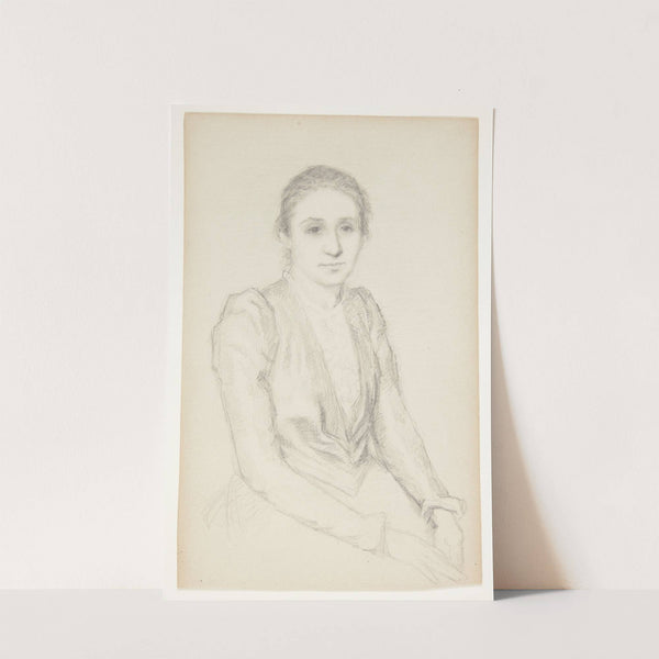 Portræt af Susette Holten by Johanne Krebs