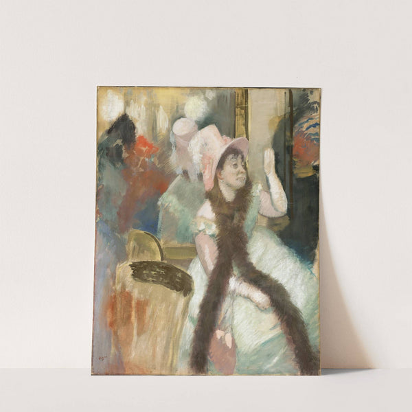 Portrait after a Costume Ball (Portrait of Madame Dietz-Monnin) (1879) by Edgar Degas