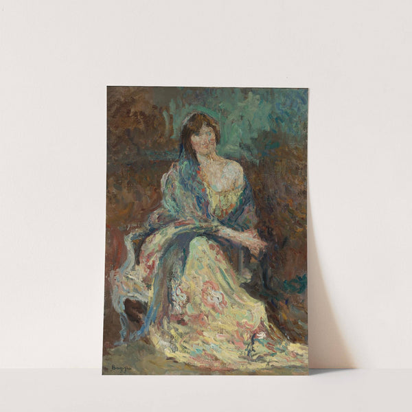 Portrait Au Deshabillé by Emilio Boggio