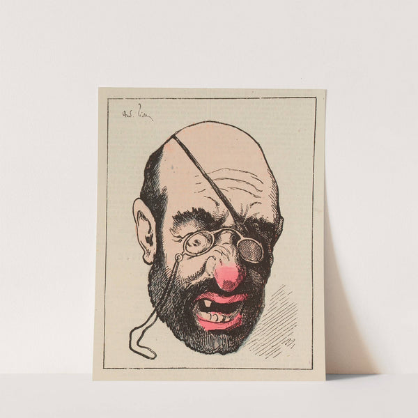 Portrait authentique et véritable d’Oscar Seizemayeux (1878) by André Gill