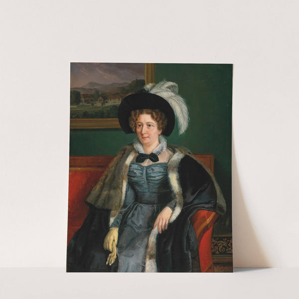 Portrait Burckhardt-Bischoff by Heinrich Beltz