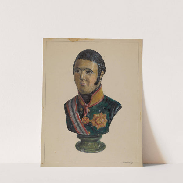 Portrait Bust by Mina Lowry