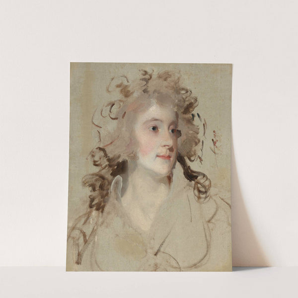 Portrait bust of a lady by Sir Thomas Lawrence