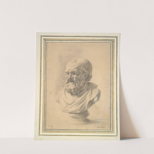 Portrait Bust of Democritus by Jan de Bisschop