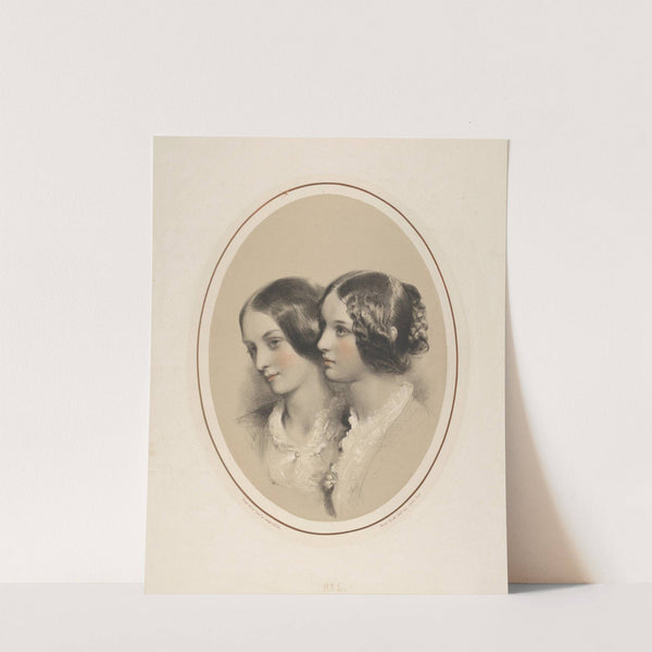 Portrait Busts of Two Women (1850–90) by James Archer