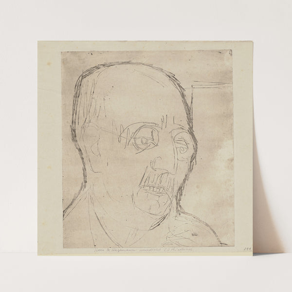 Portrait Carl Hagemann (1925 – 1926) by Ernst Ludwig Kirchner