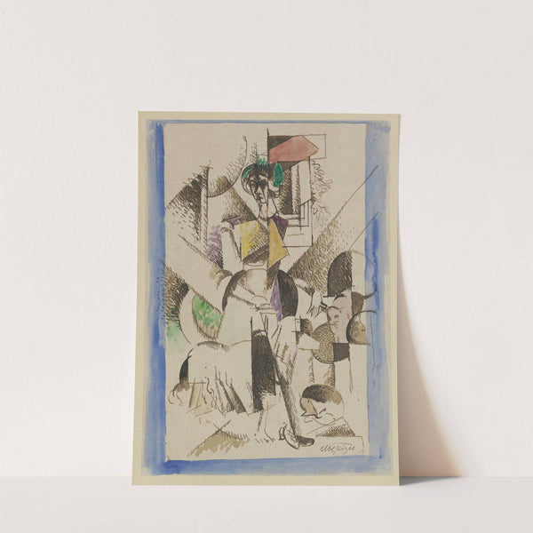 Portrait cubiste (1914) by Albert Gleizes