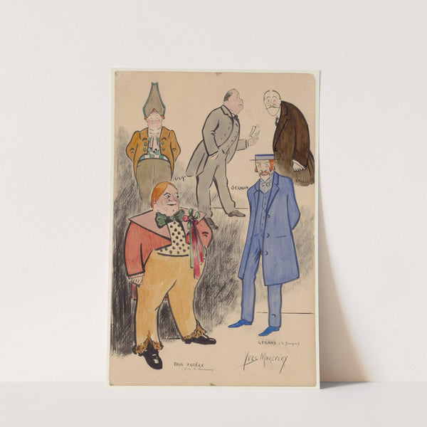 Portrait d’acteurs (1907) by Yves Marevéry