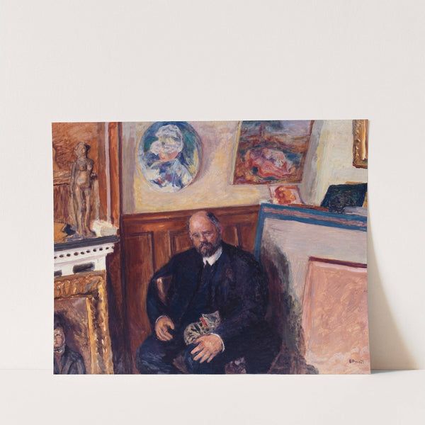 Portrait d'Ambroise Vollard au chat by Pierre Bonnard