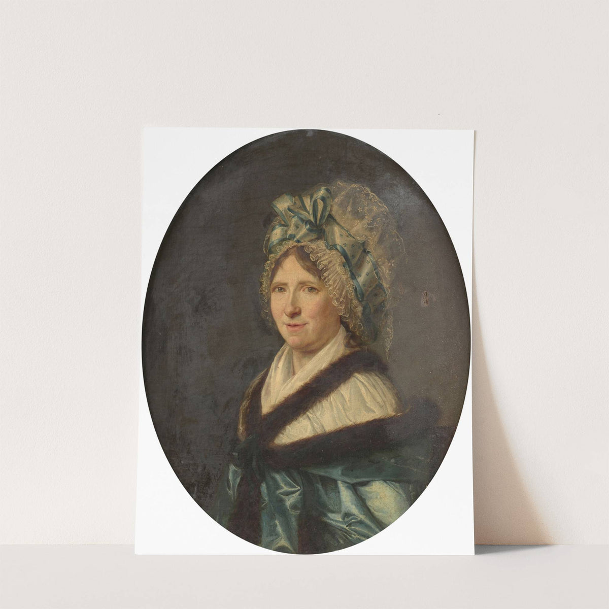 Portrait d’Angélique Blondelu, née Debacq, mère de l’artiste by Constance-Marie Charpentier
