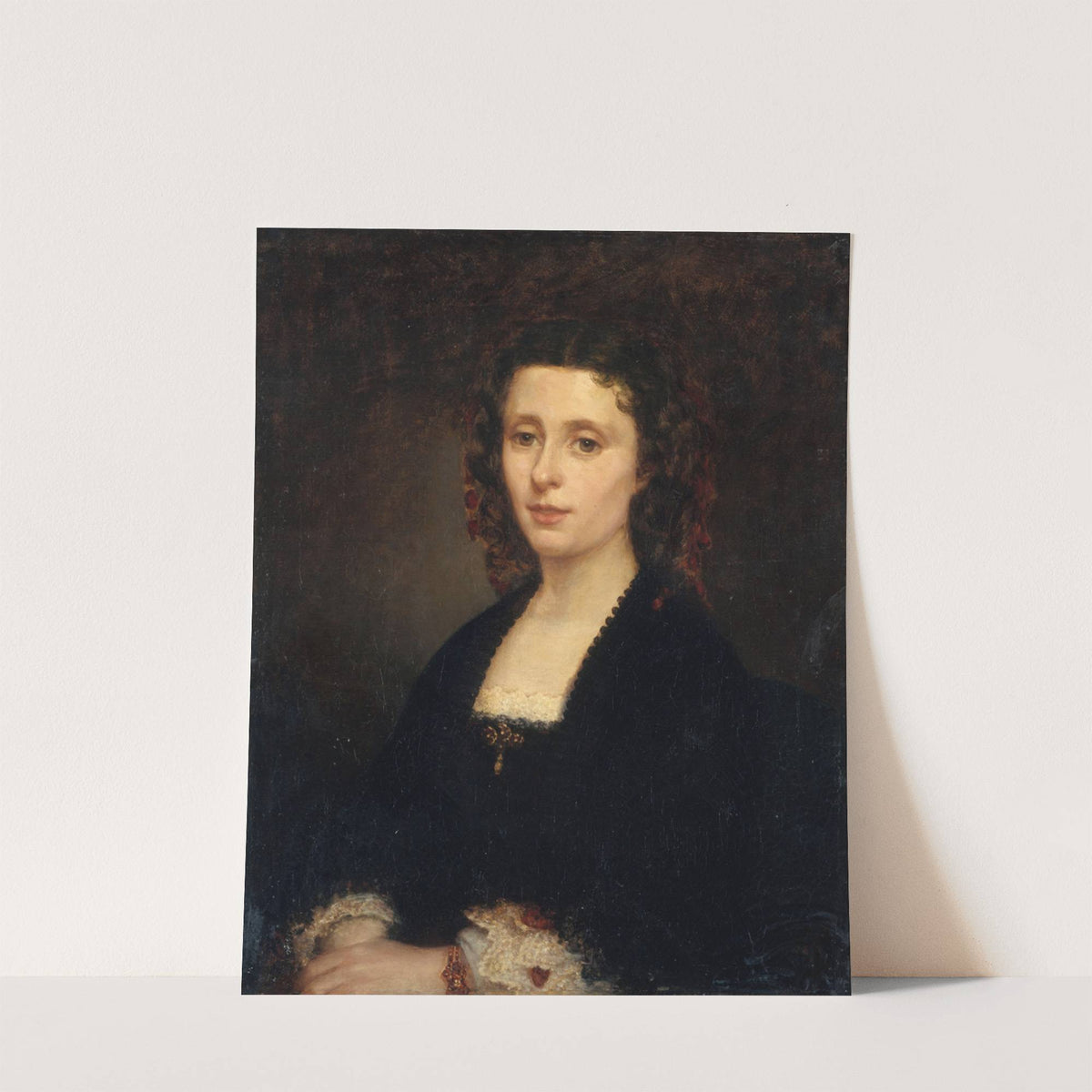 Portrait d'Athénaïs Mialaret (1826-1899), épouse Michelet by Amandine Parrot