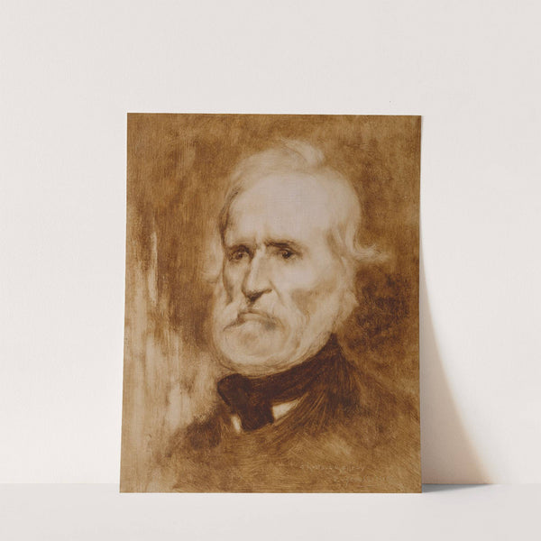 Portrait d’Auguste Blanqui (1805-1881), homme politique. (1880) by Eugène Carriere