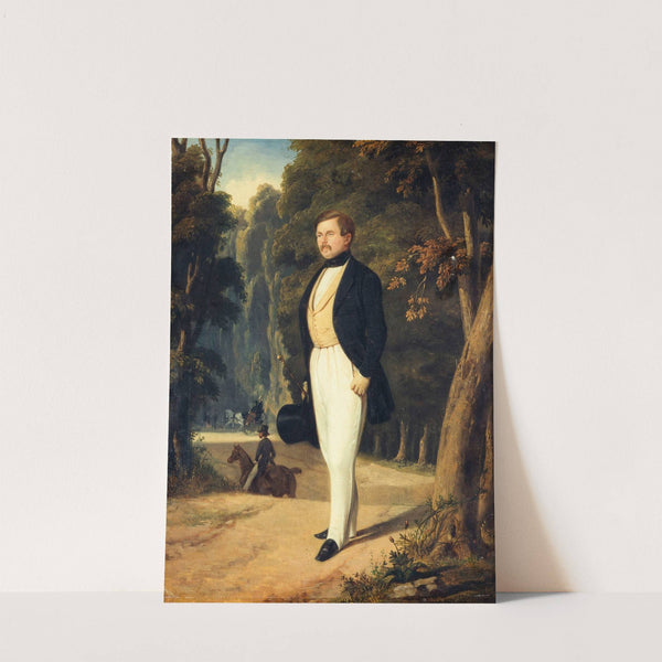 Portrait d’Augustin Grisier (1791-1865), maître d’armes (1840) by Alfred De Dreux