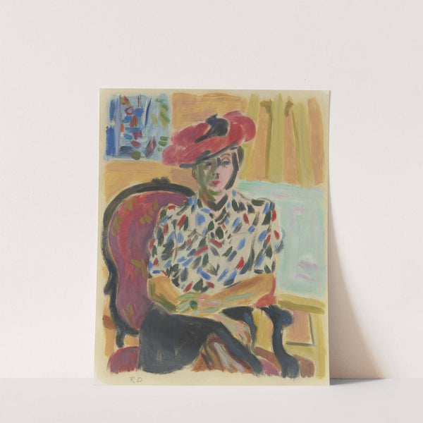 Portrait de Berthe by Raoul Dufy