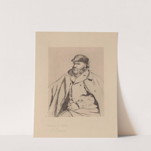 Portrait de Cézanne (1874) by Camille Pissarro