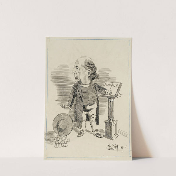 Portrait de Charles Loyson, dit Père Hyacinthe by Manuel Luque