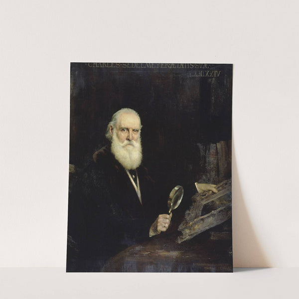 Portrait de Charles Sedelmeyer (1837-1925), marchand de tableaux. by Gabriel Ferrier