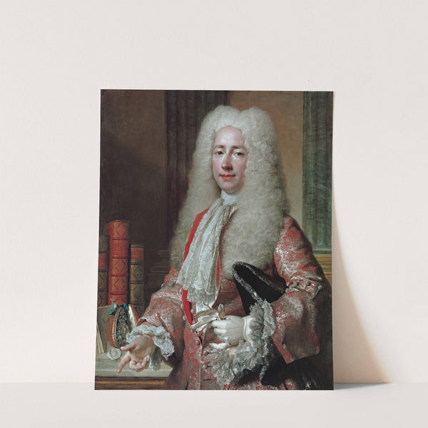 Portrait de Conrad Detlef, comte de Dehn (1724) by Nicolas de Largillière