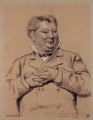 Portrait de Daubray, acteur du Palais Royal.