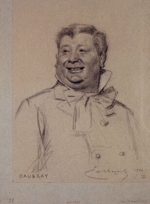 Portrait de Daubray, acteur du Palais Royal