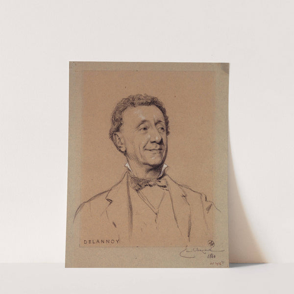 Portrait de Delannoy, acteur du Palais Royal. by Émile-Antoine Bayard