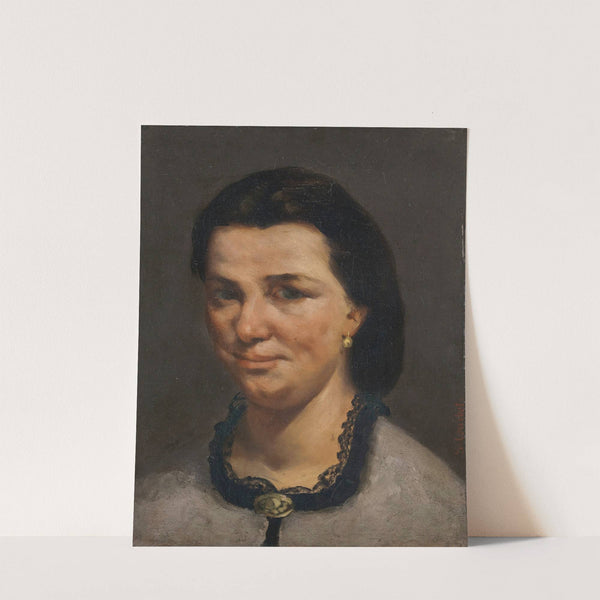 Portrait de femme (circa 1850) by Gustave Courbet