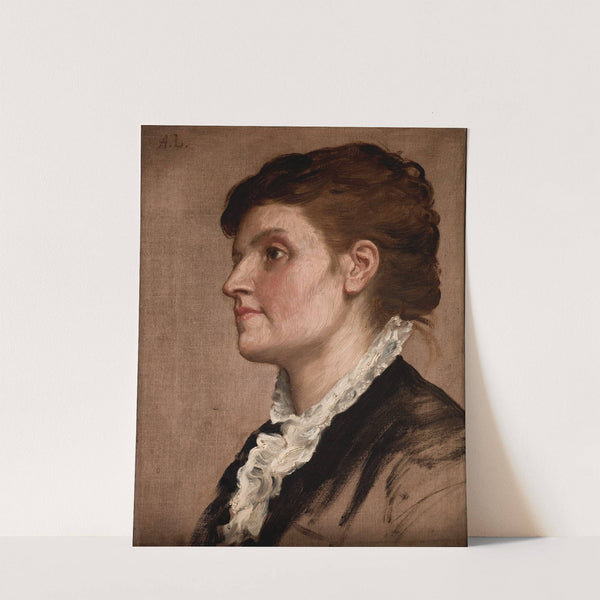 Portrait de femme (1880) by Alphonse Legros