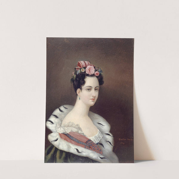 Portrait de femme by Théophile Gautier