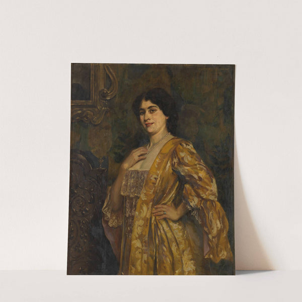 Portrait de femme by Paul Marie Lapierre-Renouard